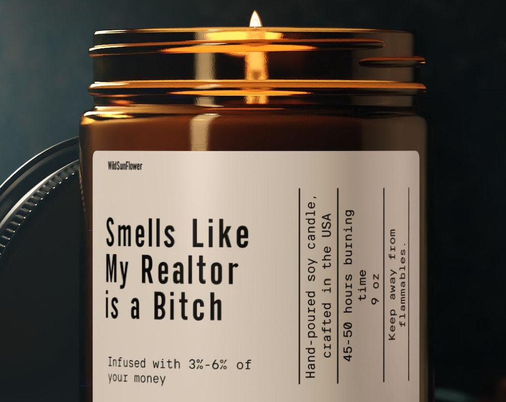 Humorous Scented Soy Candle, Perfect Gift