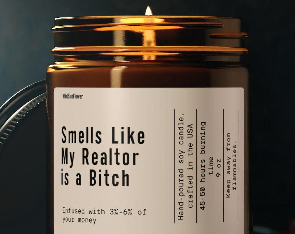 Humorous Scented Soy Candle, Perfect Gift