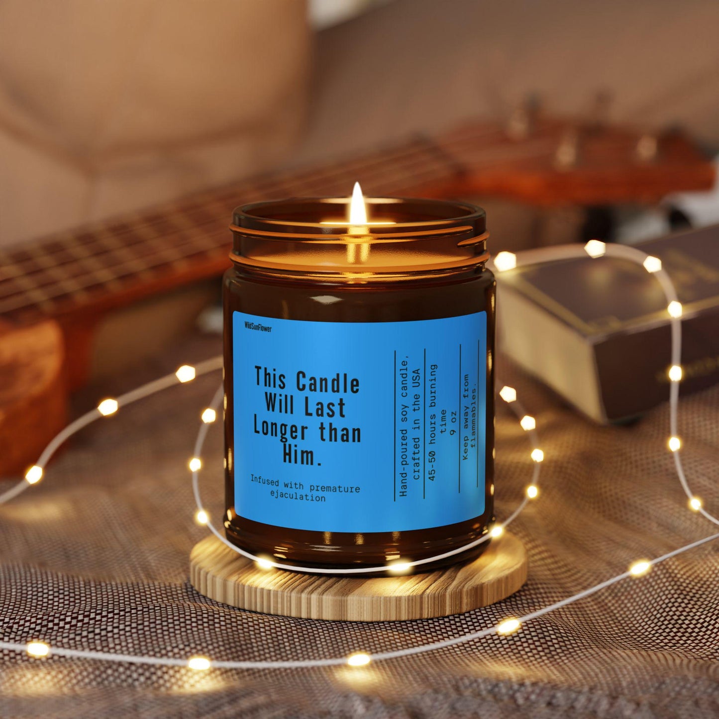 Humorous Scented Soy Candle, Perfect Gift for Friends, Funny Décor, Housewarming Present, Birthday Surprise, Self-Care Treat