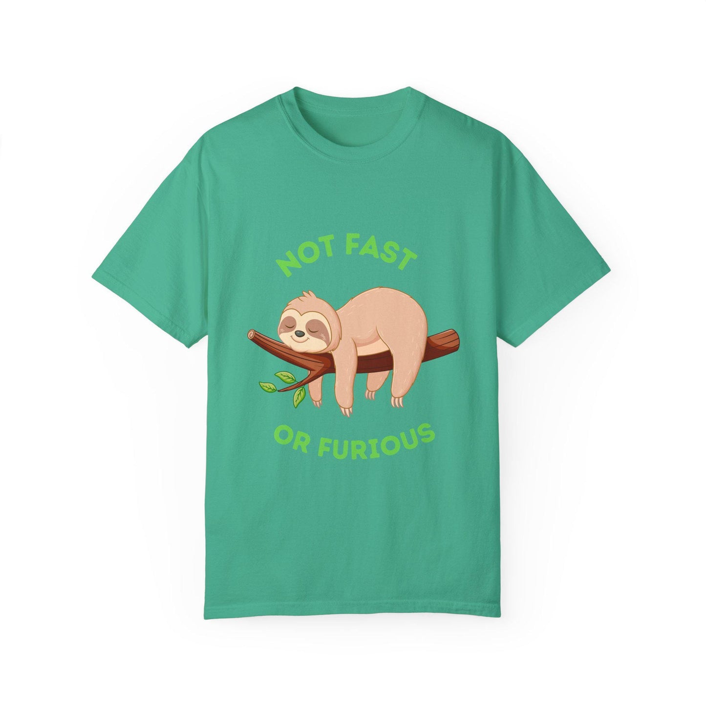 Funny Sloth T-Shirt: Not Fast or Furious, Unisex Tee for Animal Lovers, Cute Gift for Birthdays, Casualwear, Relaxed Vibe